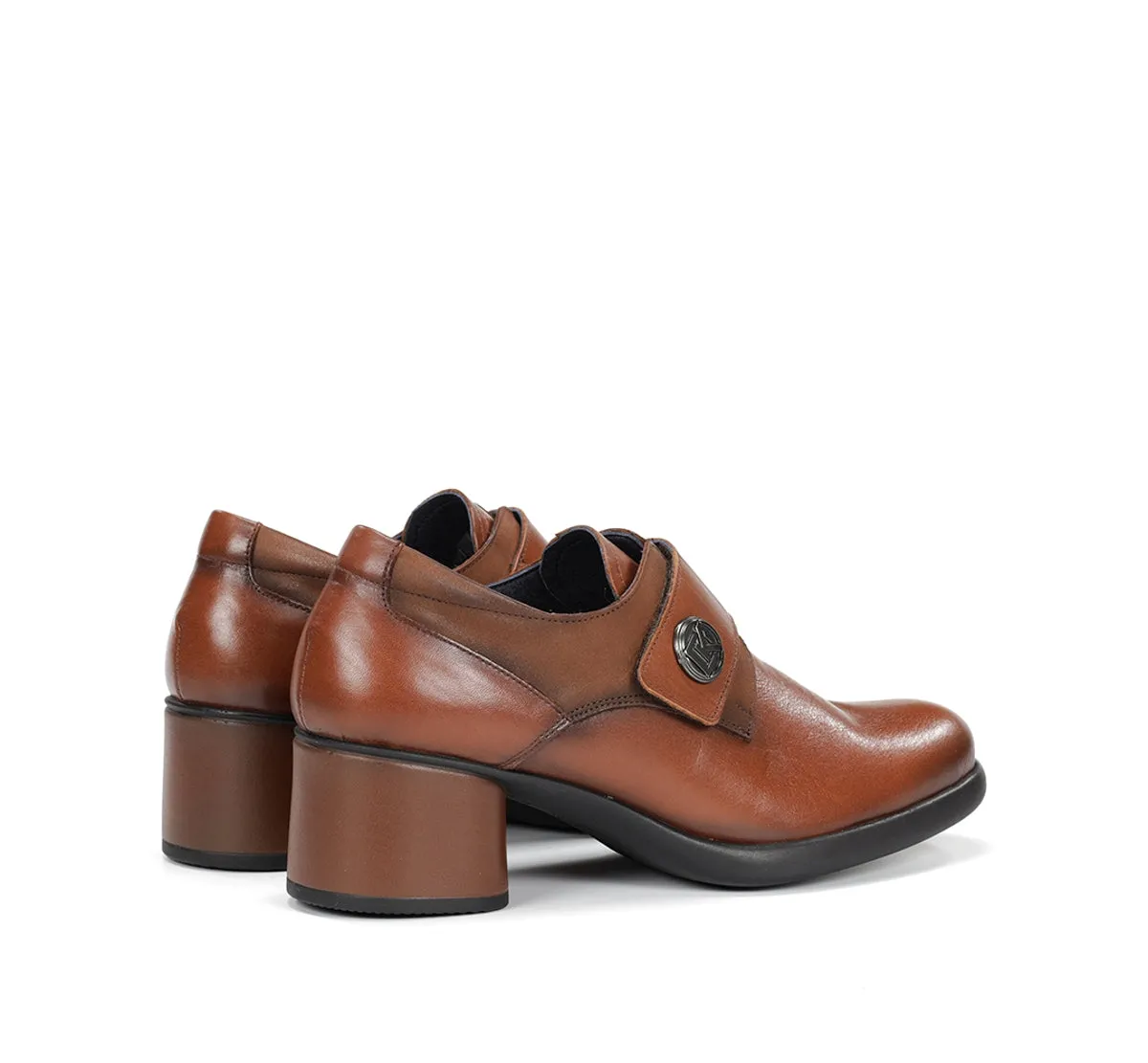 Fluchos Macy D9375 scarpe donna marrone tacco comodo