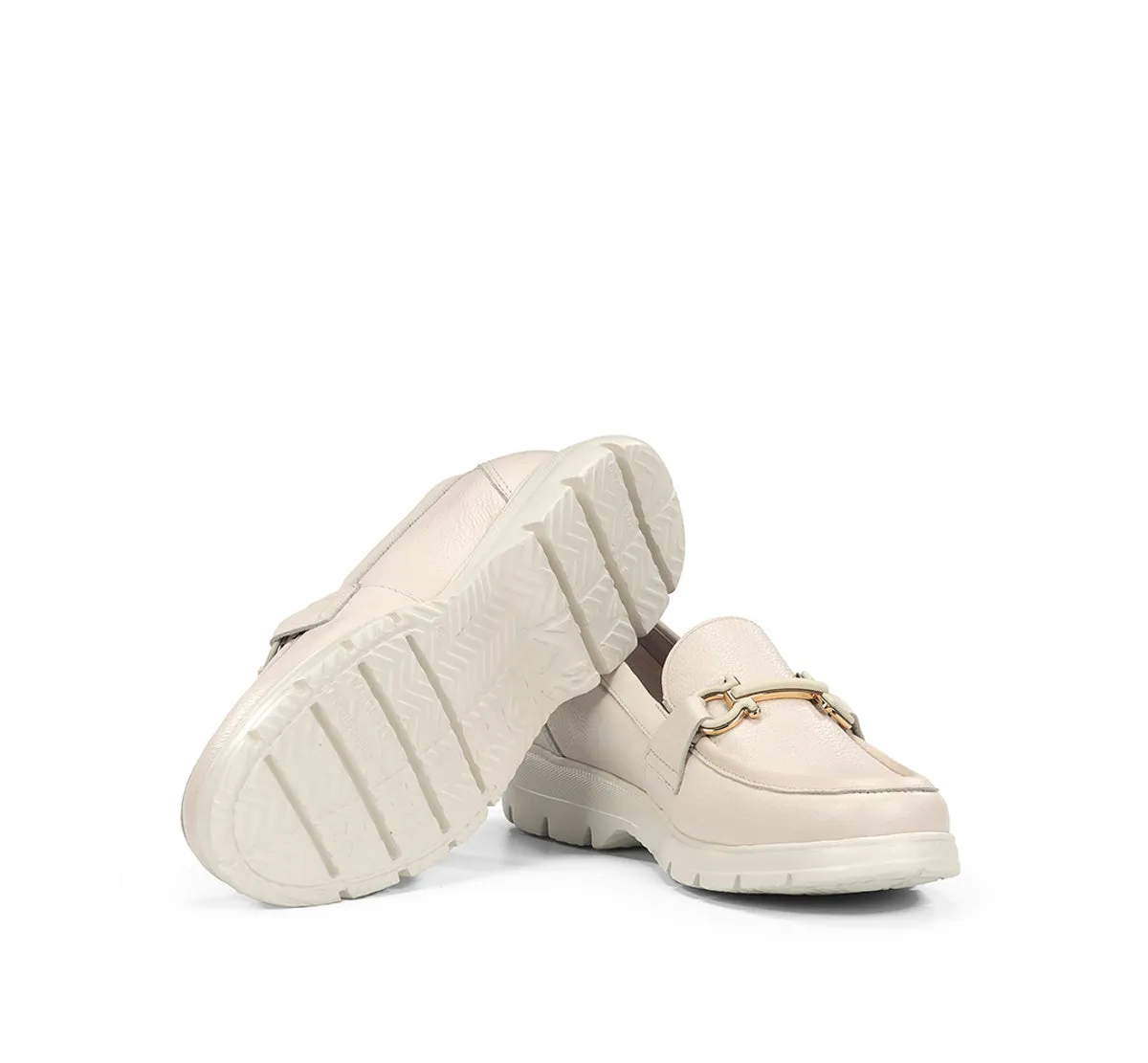 Fluchos Gladis F1936 mocassini donna taupe Light