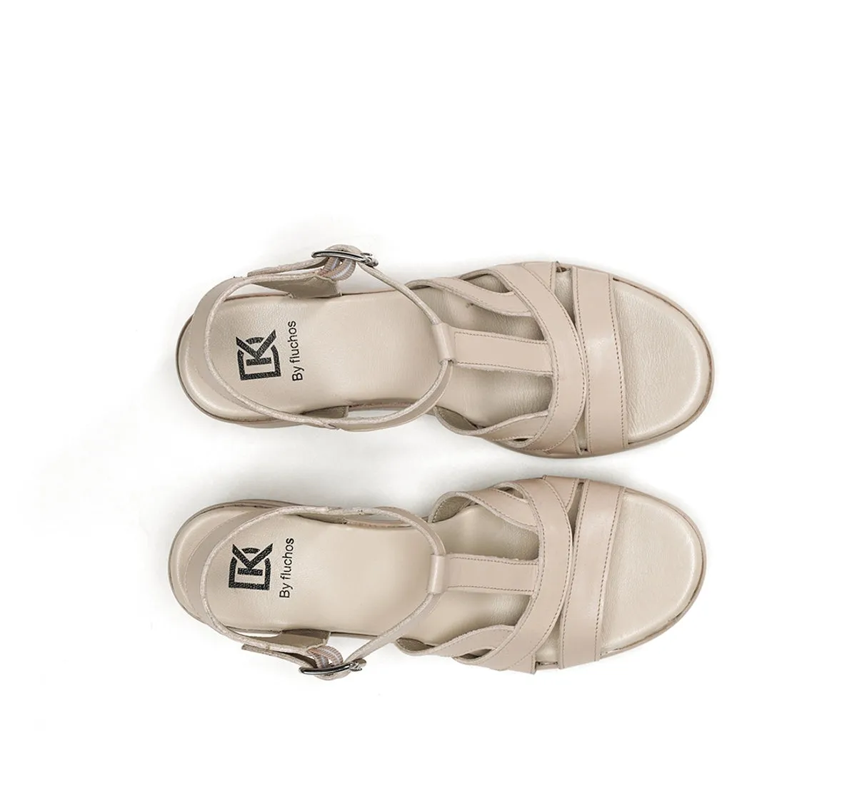 Dorking Jessy D9276 Sandali Donna Nude con Plateau