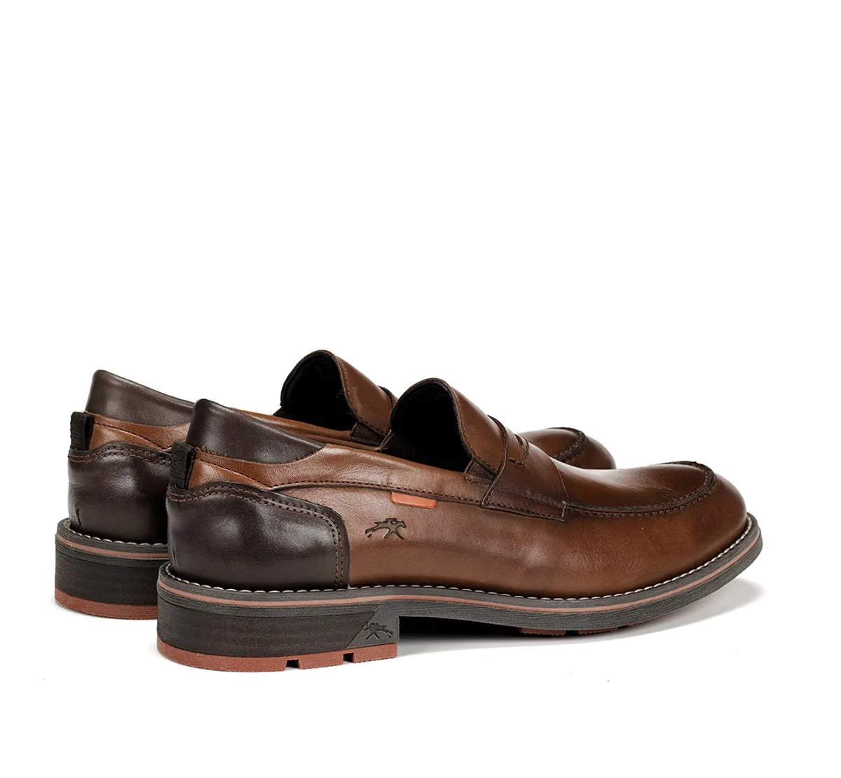 Fluchos Terry F1290 mocassini uomo marrone classici