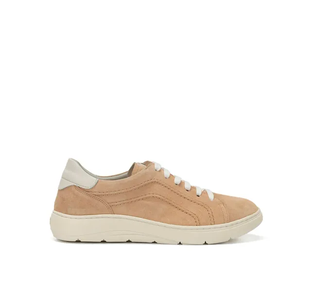 Fluchos Yet D9646 sneakers donna taupe pianta larga