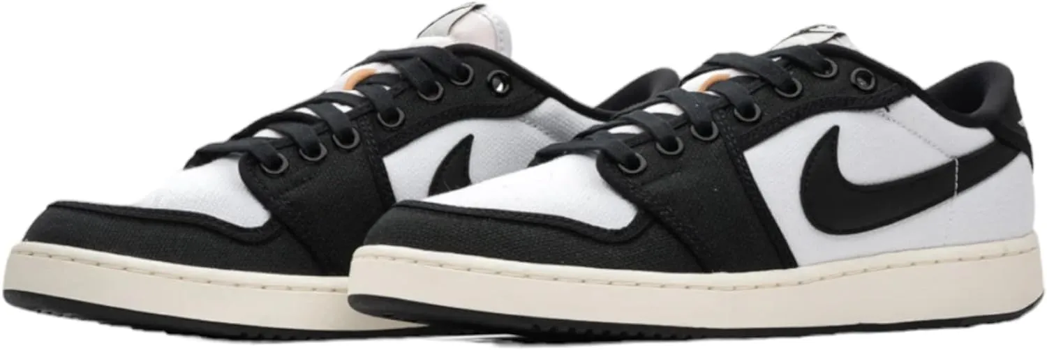 Nike Air Jordan 1 Low sneaker uomo 43 EU bianco nero