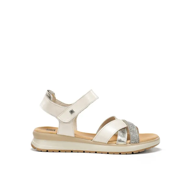 Fluchos Ter D9728 Sandali Bianco Comodi