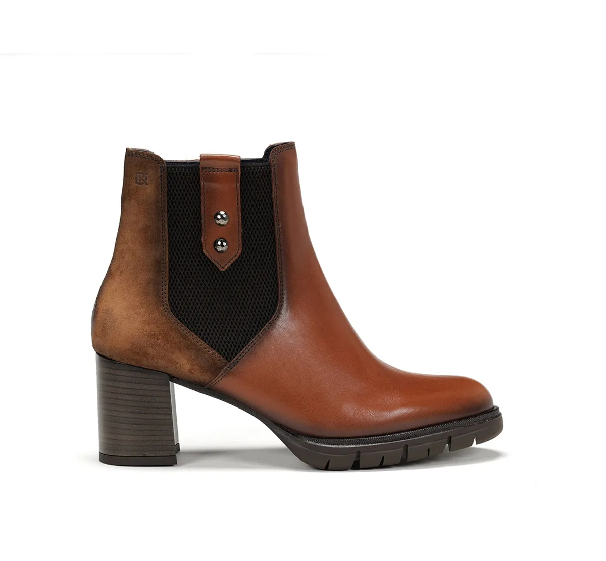 Dorking Camyl D8850 stivaletti donna marroni tacco alto