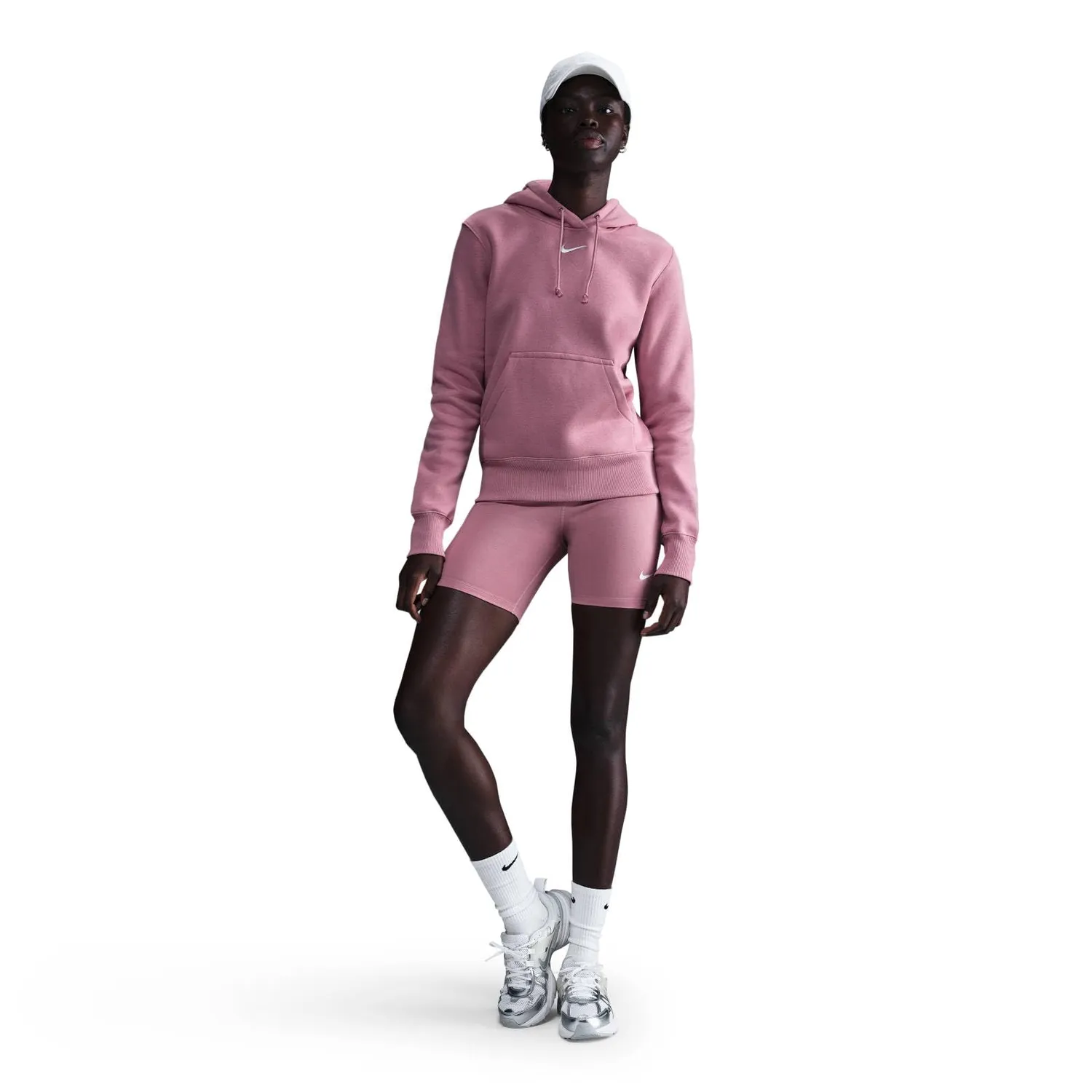 Nike Phnx Fleece Std felpa donna cappuccio