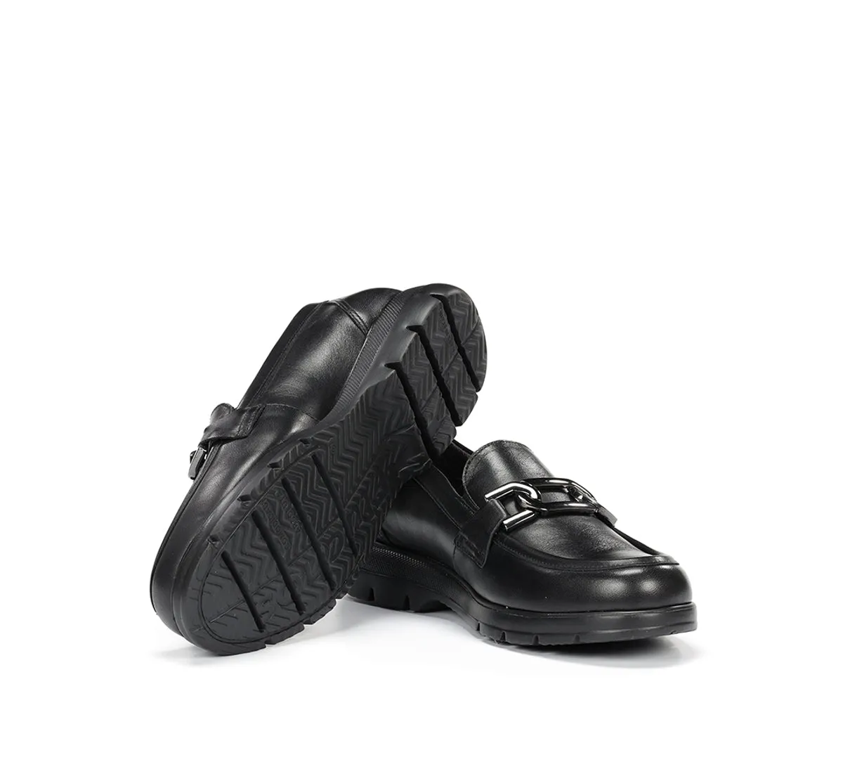 Fluchos Gladis F1794 mocassini donna neri leggeri
