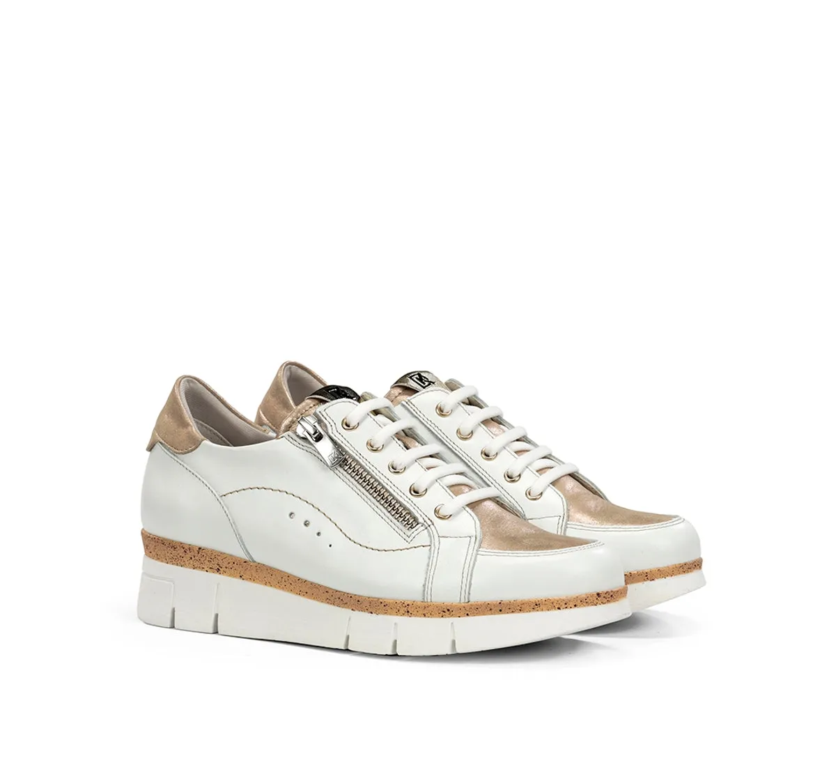 Dorking India D9301 sneakers donna oro dettaglio welt