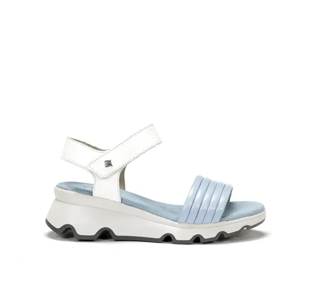 Fluchos Lais D9023 sandalo blu con zeppa