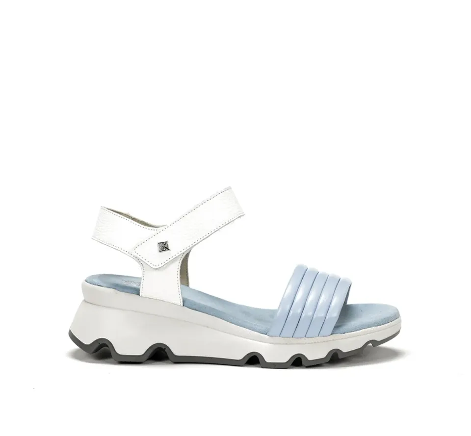 Fluchos Lais D9023 sandalo blu con zeppa
