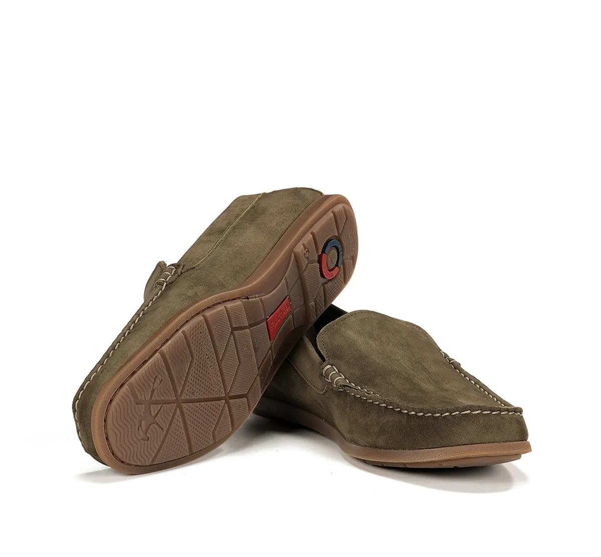 Fluchos Troy F1729 mocassini uomo marroni barca
