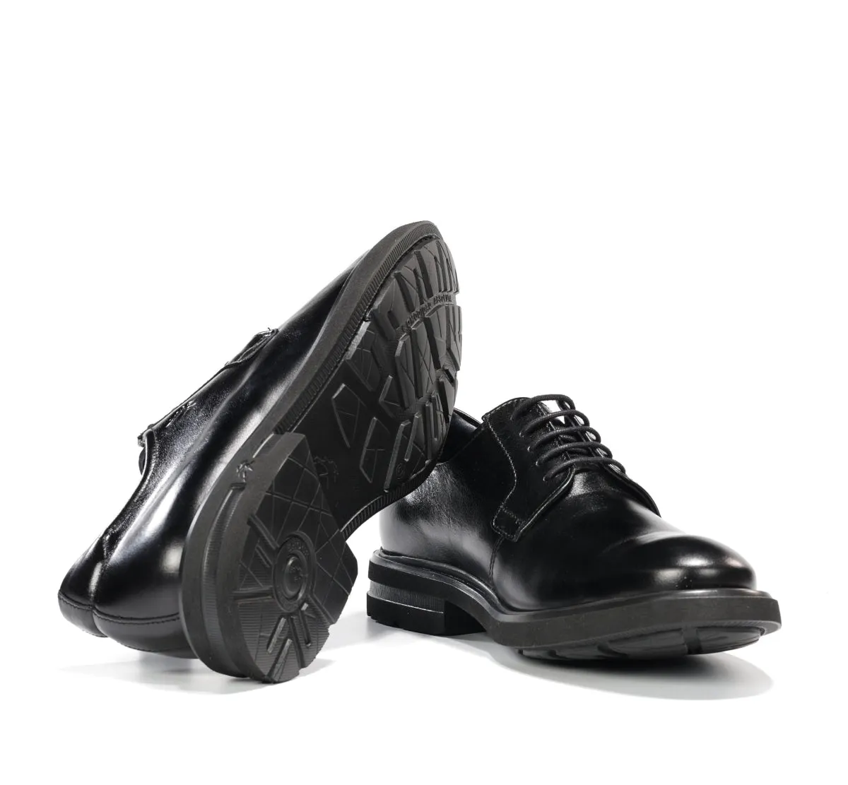 Fluchos Belgas F0631 scarpe uomo nere pelle