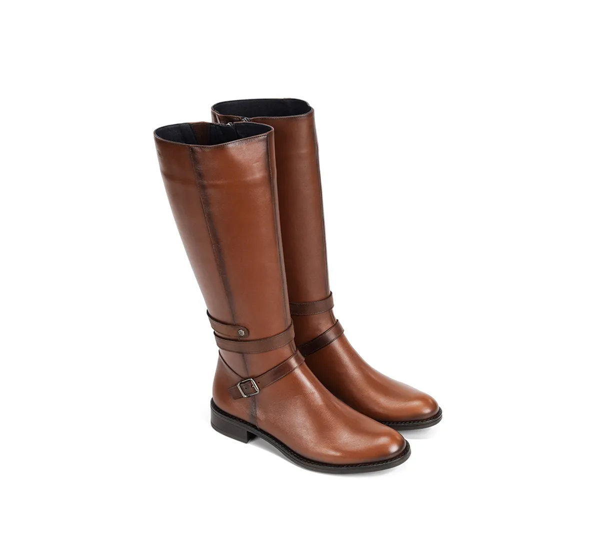 Fluchos Tierra D9532 stivale marrone linee femminili