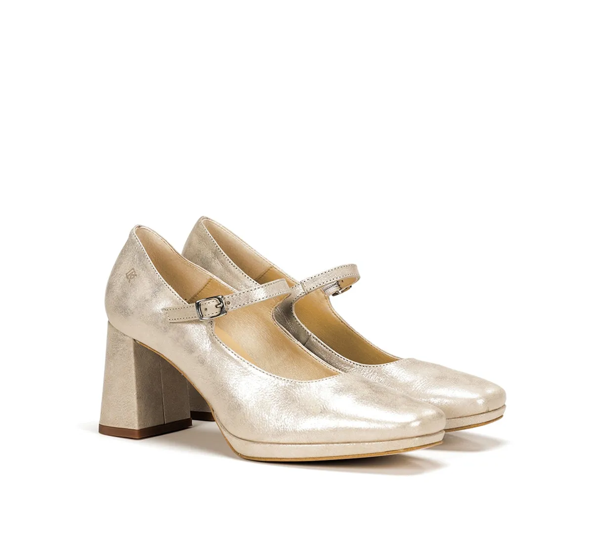 Fluchos Karla D9265 scarpa oro donna tacco