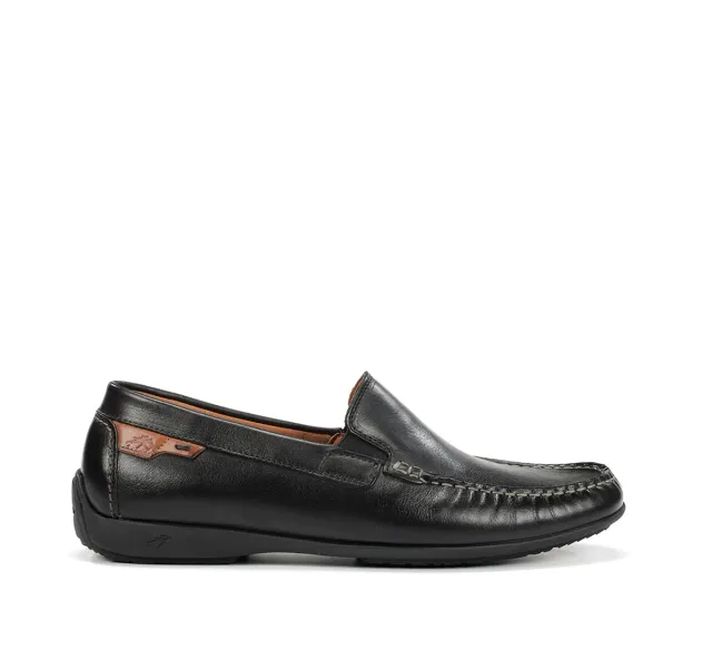 Fluchos Samoa F2208 Mocassini Uomo Neri Morbidi