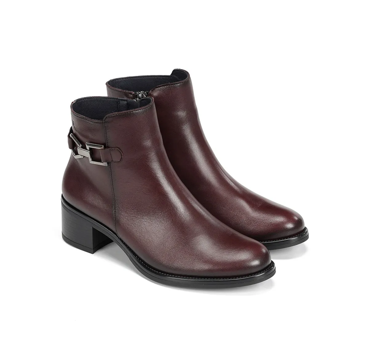 Fluchos Chiara D9347 stivaletti donna bordeaux tacco