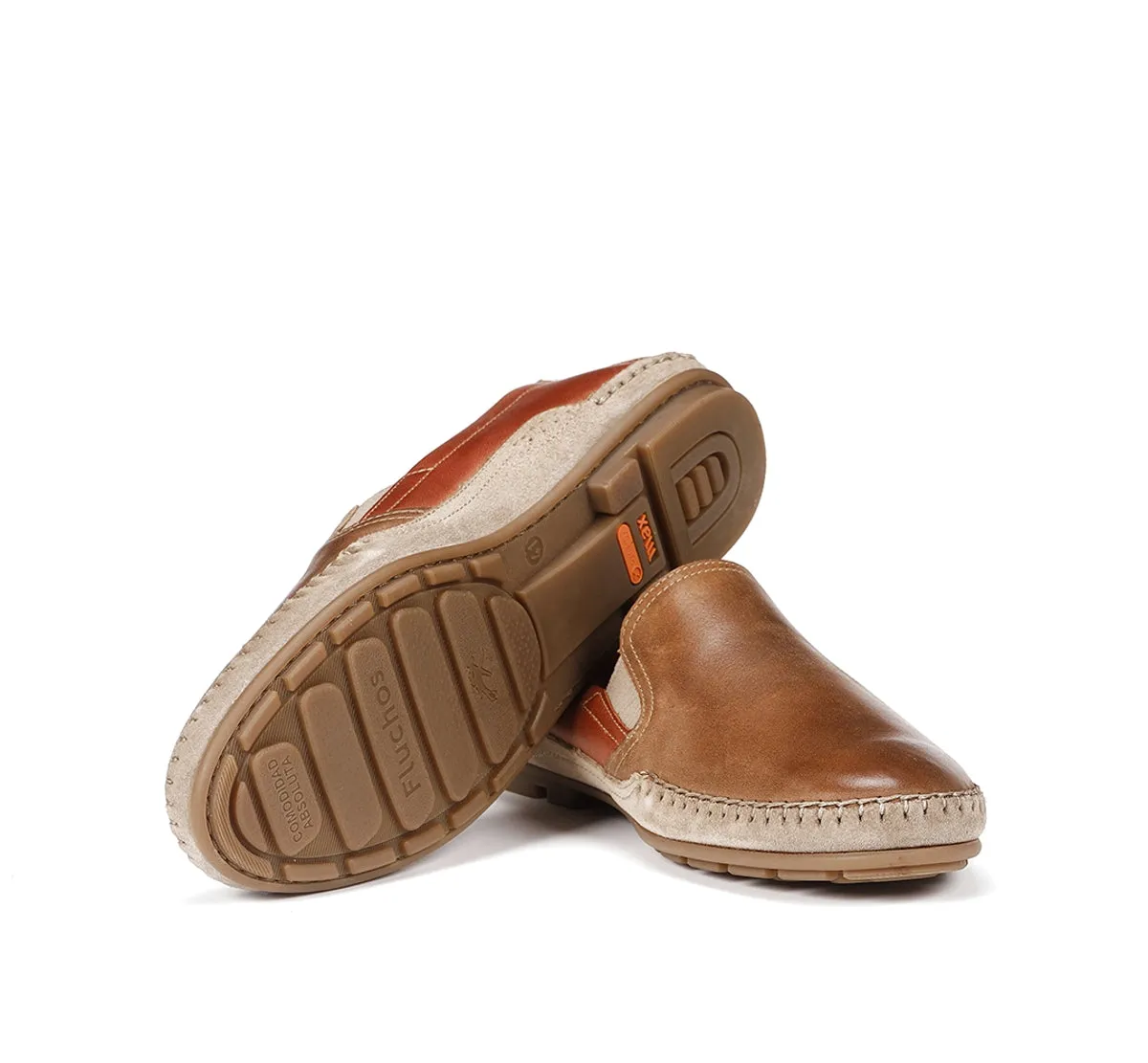 Fluchos Dorian F1178 Mocassini Uomo Marroni
