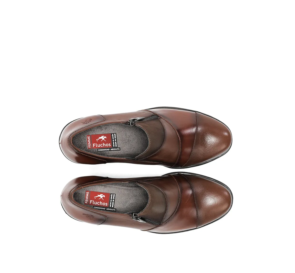 Fluchos Nydia F1802 slip on donna marrone elegante