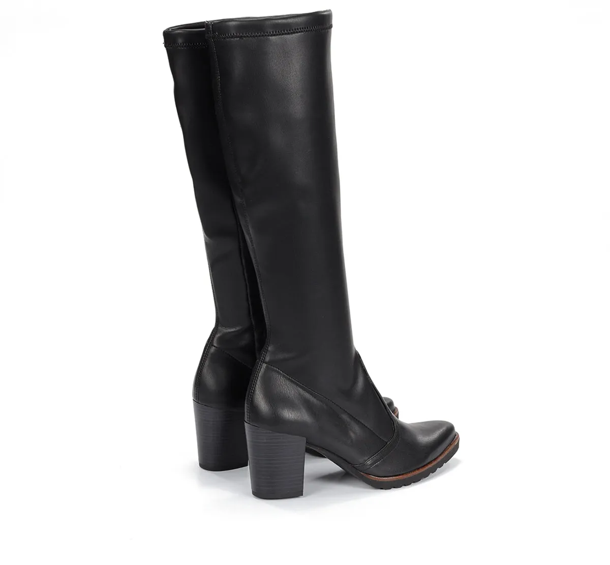 Fluchos Thais D7890 stivale nero donna tacco comodo