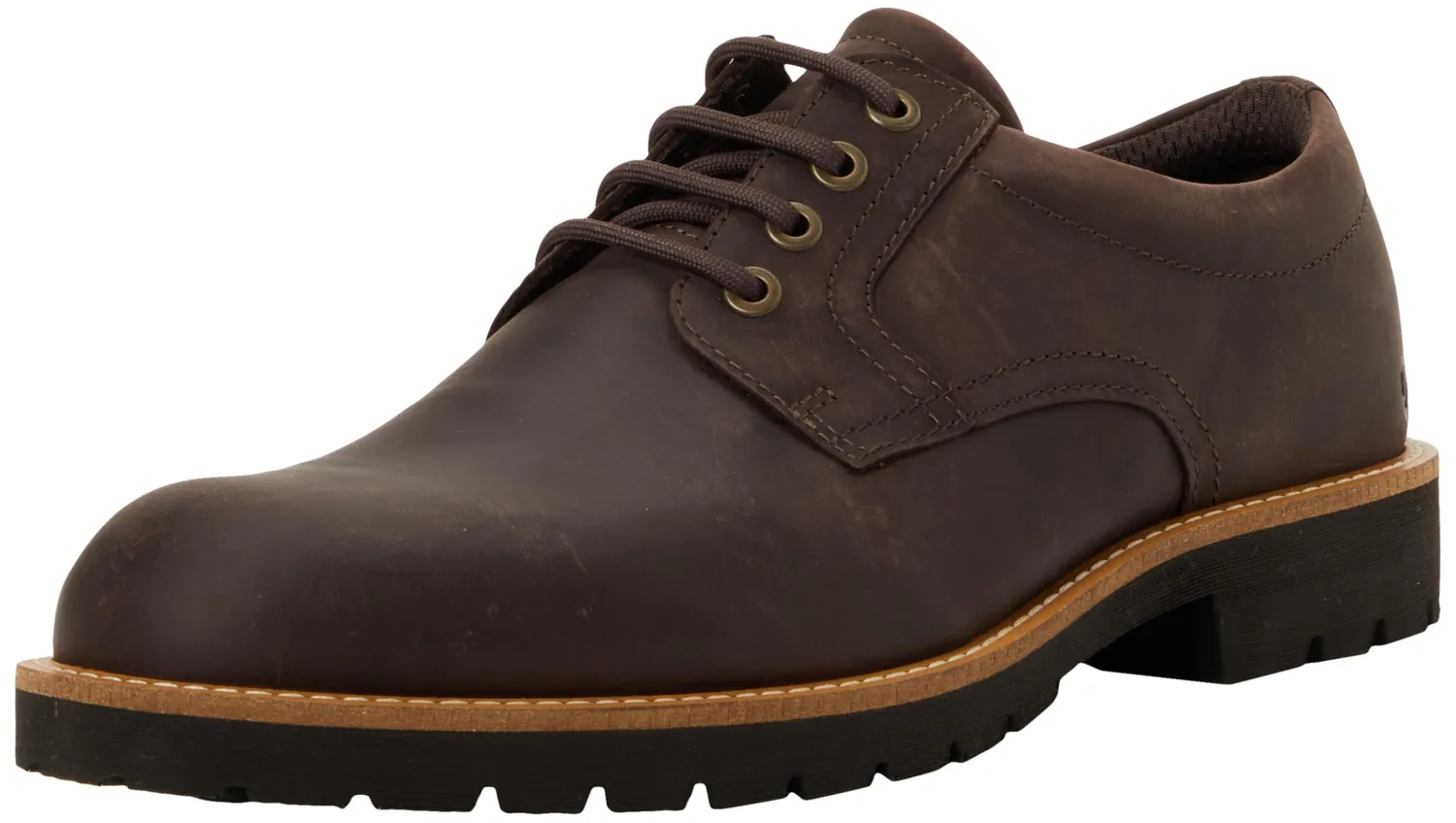 Ecco Jamestown derby Oxford uomo pelle elegante