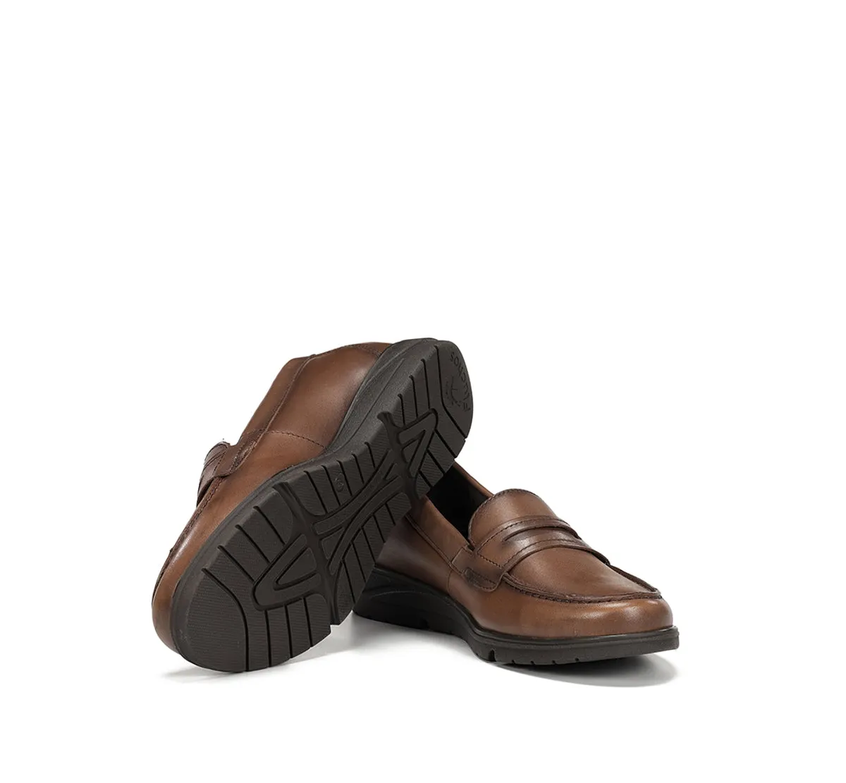 Fluchos Styll F1835 mocassini donna marroni comodi