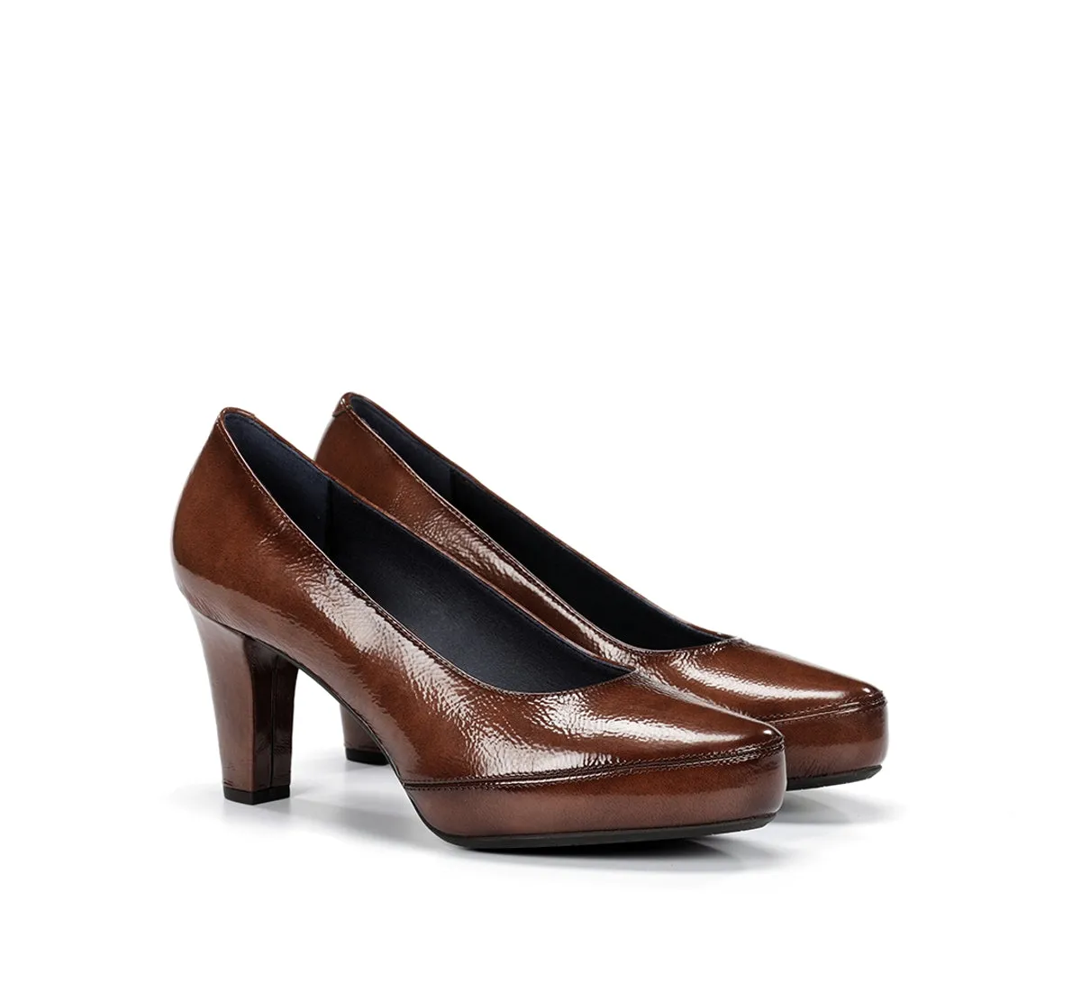 Fluchos Blesa D5794 scarpe donna marrone tacco medio