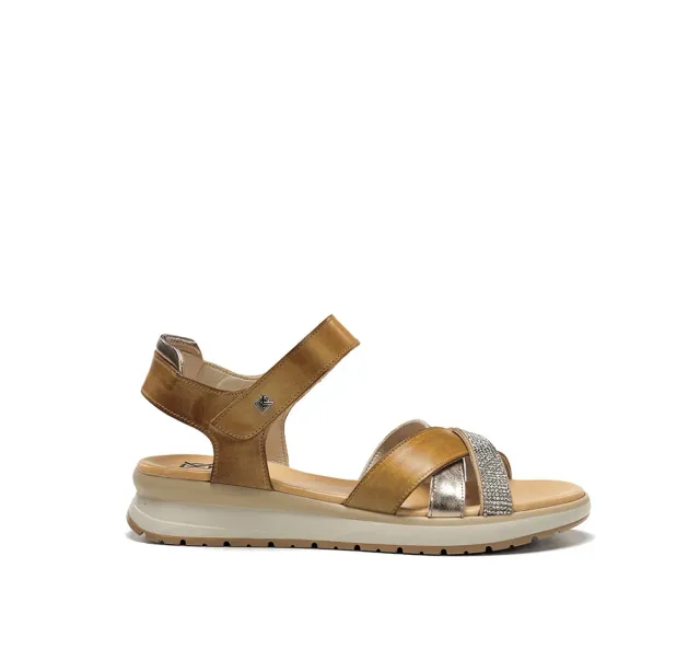 Fluchos Ter D9728 sandalo donna marrone pelle