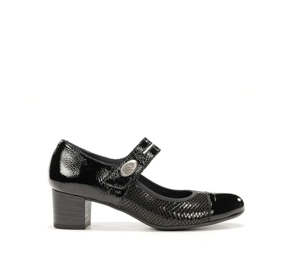 Dorking Geminis D8637 scarpe donna nere tacco