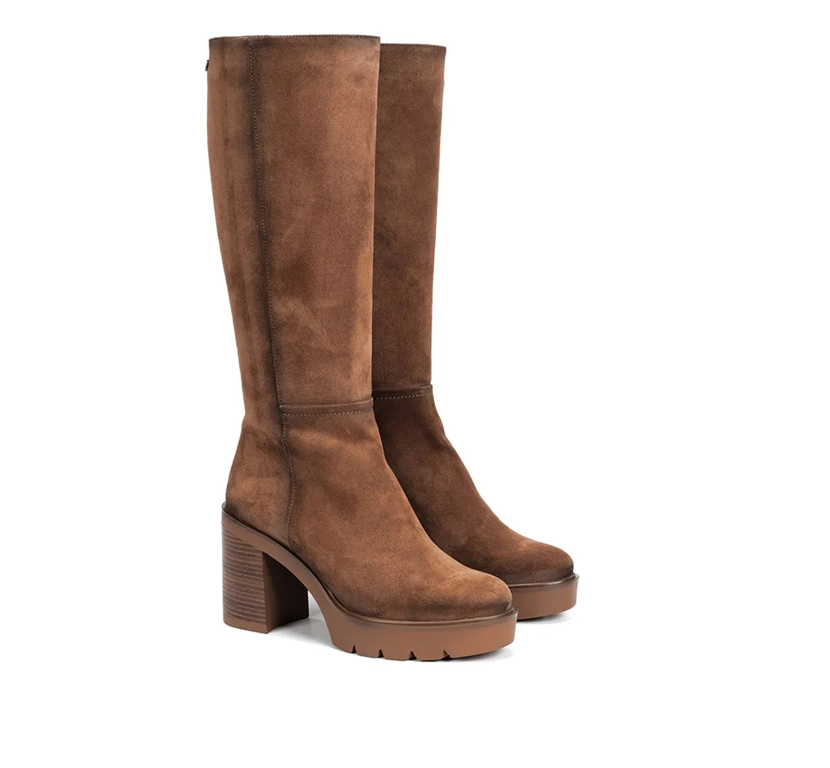 Fluchos Alert D9559 stivaletto donna marrone tacco