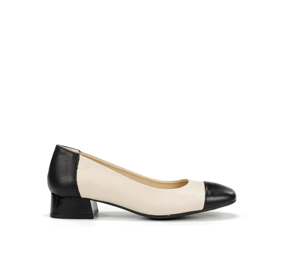 Fluchos Gia D9302 mocassino donna taupe tacco