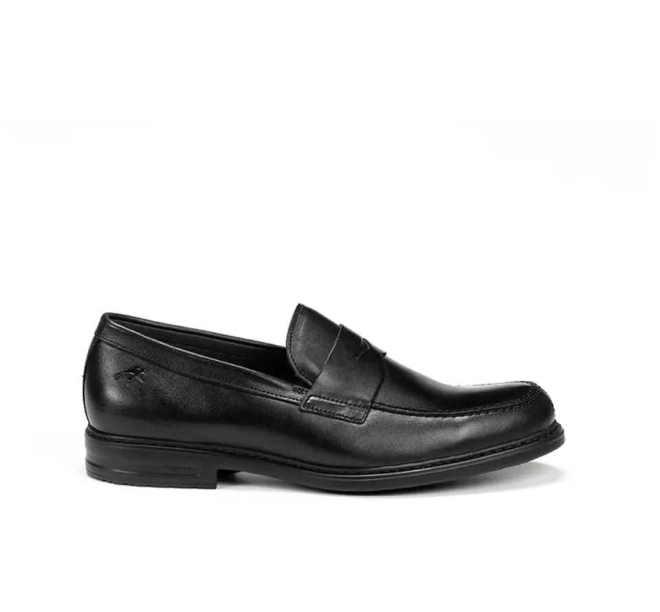Fluchos Simon 8721 mocassini uomo neri leggeri