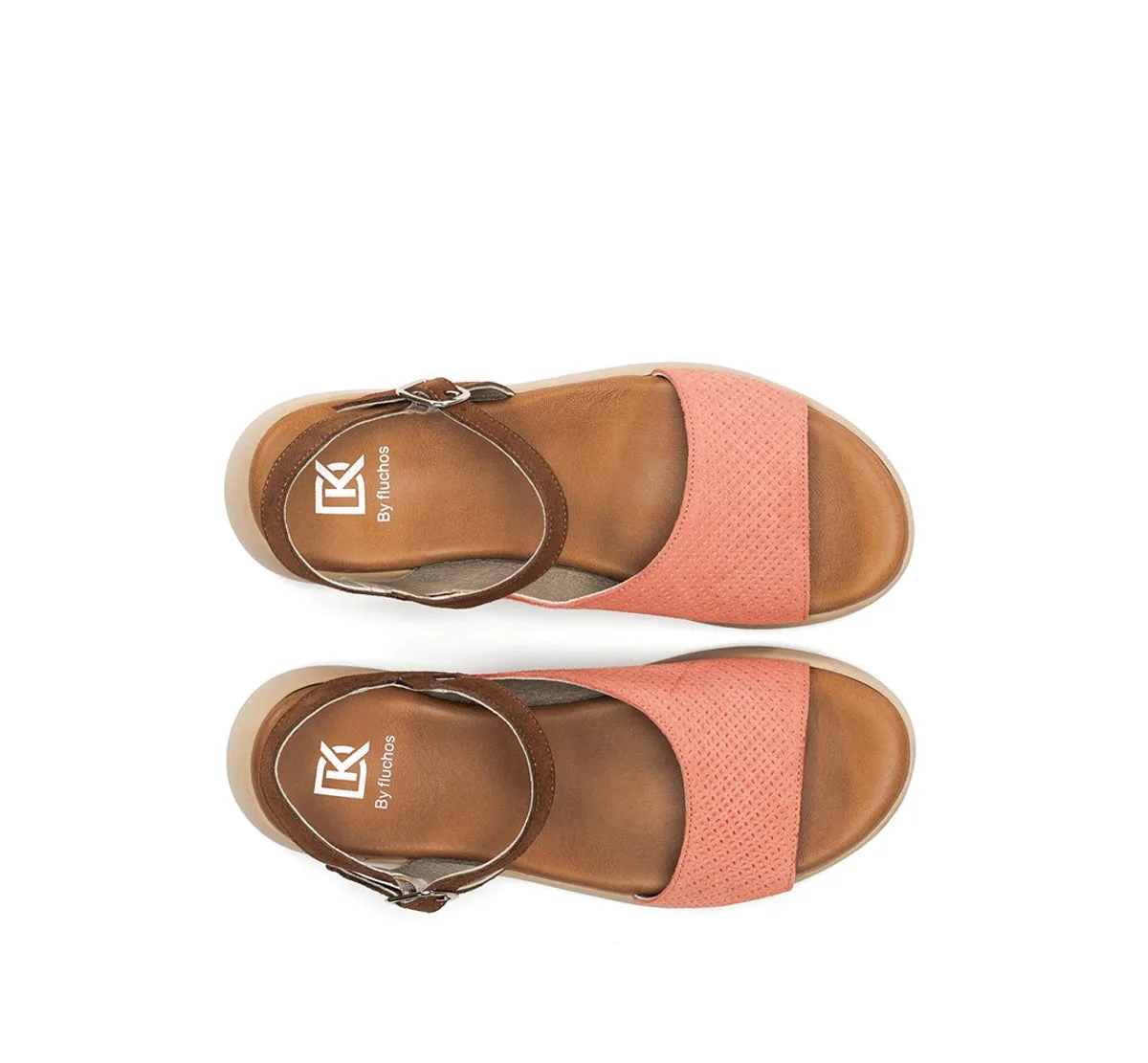 Fluchos Gandia D9464 sandali nude leggeri