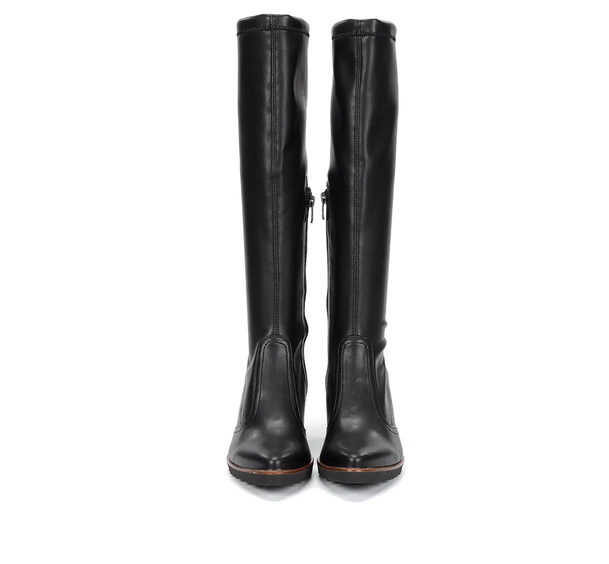 Fluchos Thais D7890 stivale nero donna tacco comodo