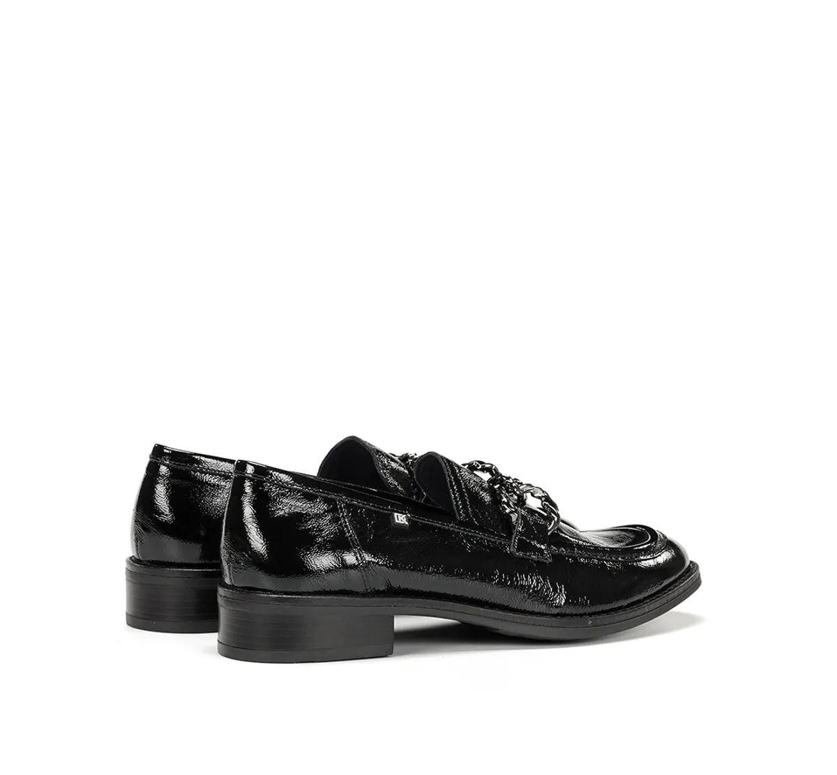 Fluchos Harvard D9117 mocassini donna neri pelle
