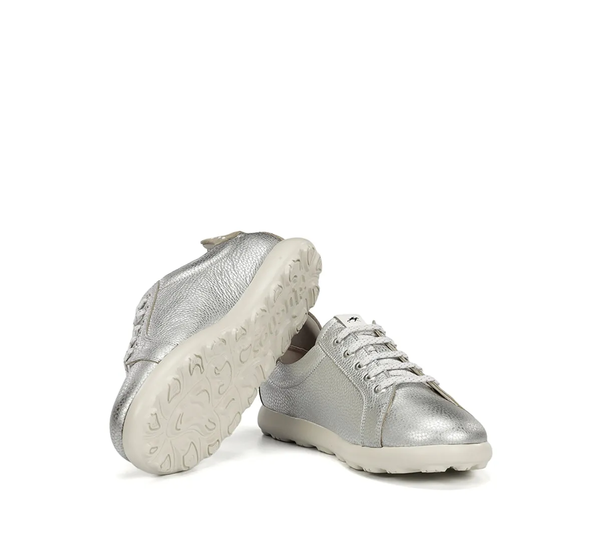 Fluchos Party F2439 sneaker donna argento pianta larga