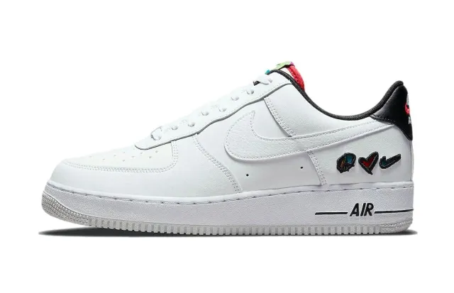 Nike Air Force 1 07 sneakers bianco nero 45,5 pelle