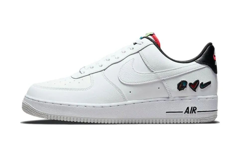 Nike Air Force 1 07 sneakers bianco nero 45,5 pelle