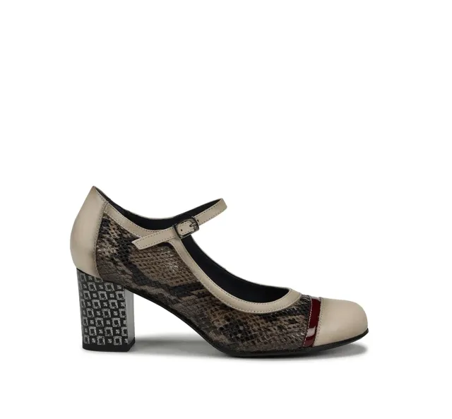 Fluchos Rodin D8669 scarpe donna marrone fibbia
