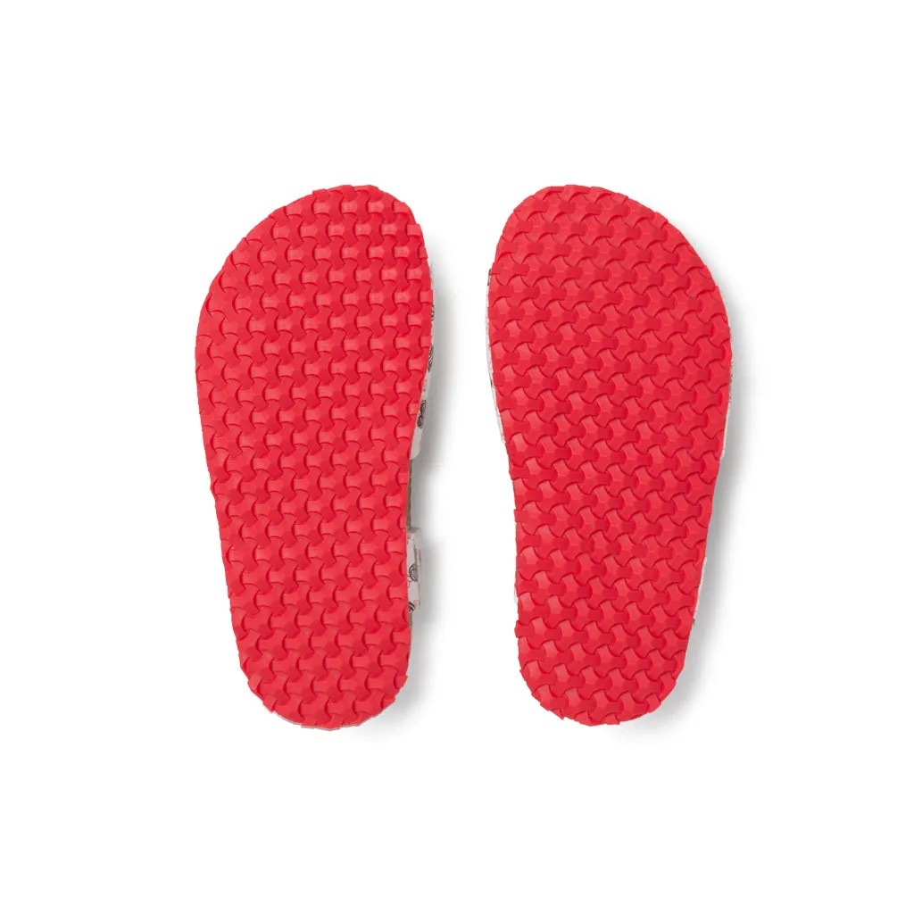 Suecos BabySteps Mini sandali bimbo bianchi rossi