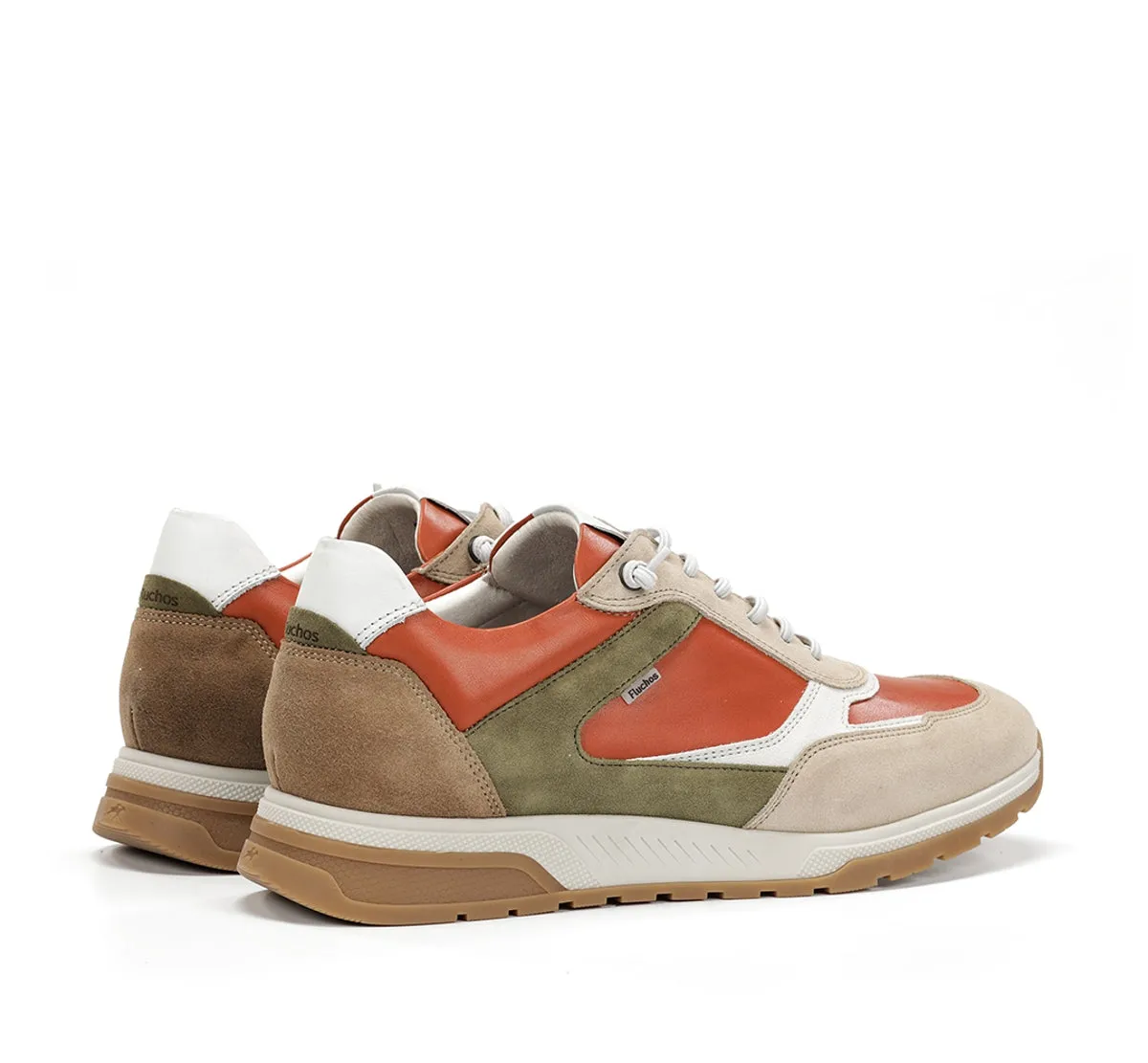 Fluchos Louis F2192 sneakers uomo arancioni pelle