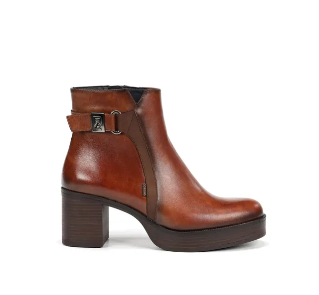 Dorking Bowy D9589 stivaletti donna marroni tacco stabile