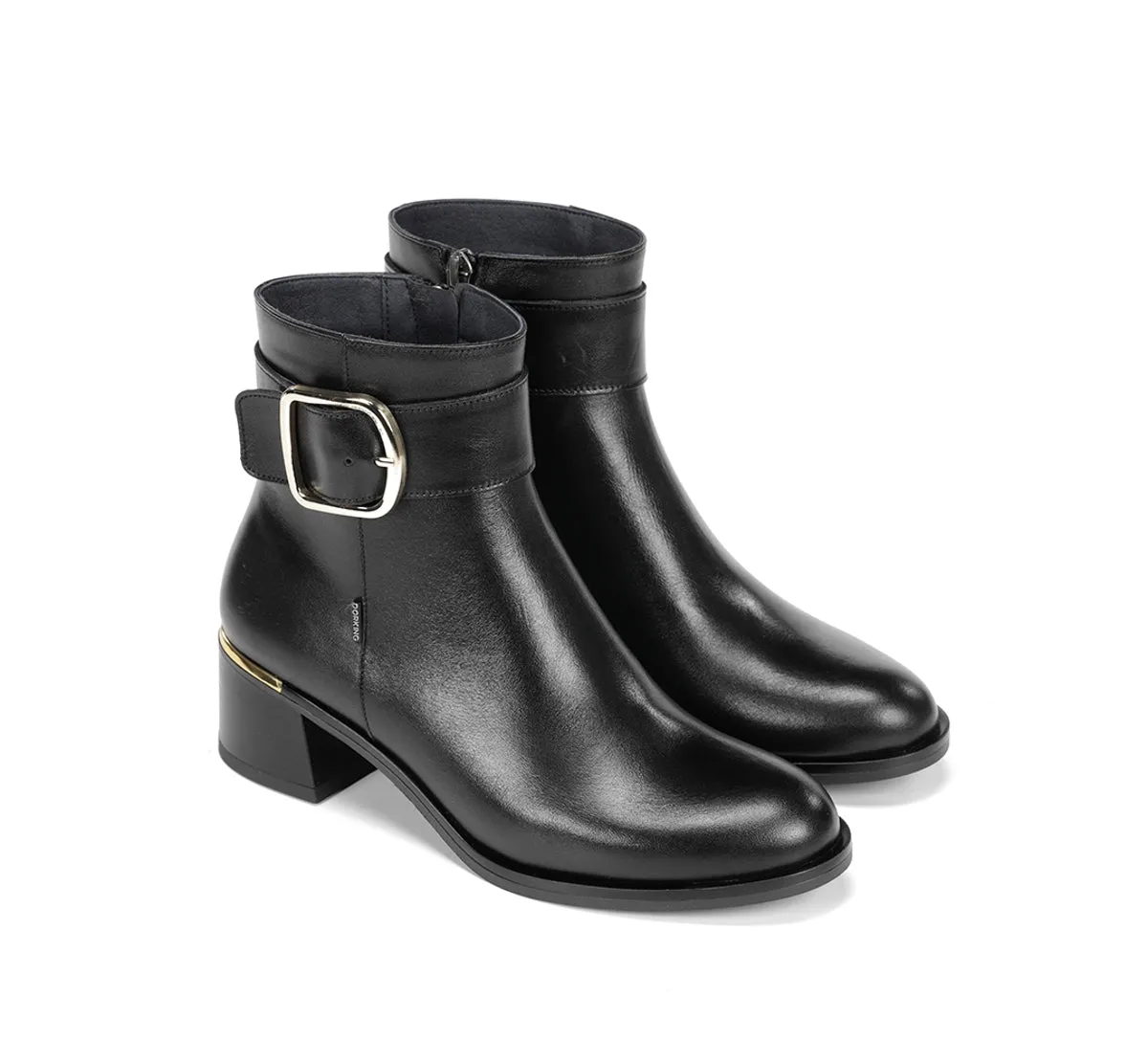 Fluchos Kim D9603 stivaletto donna nero tacco basso