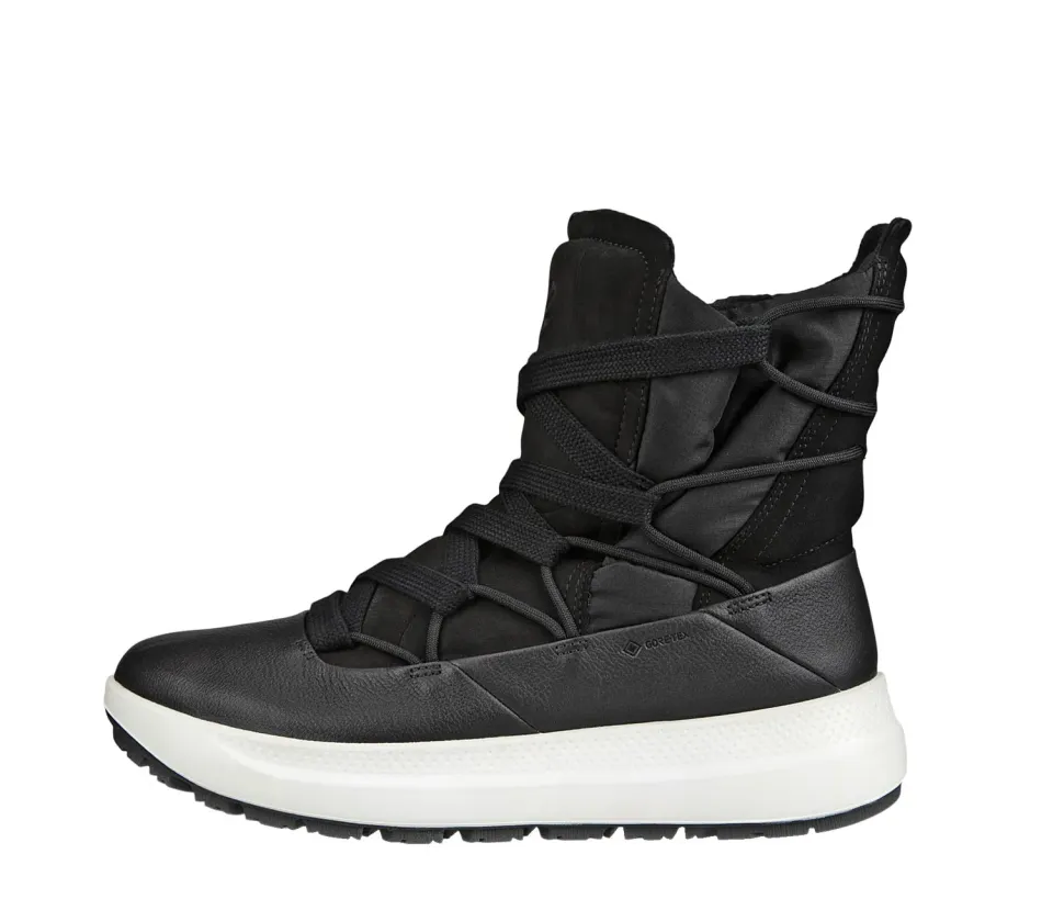Ecco Solice stivali donna 35 EU gore-tex nero