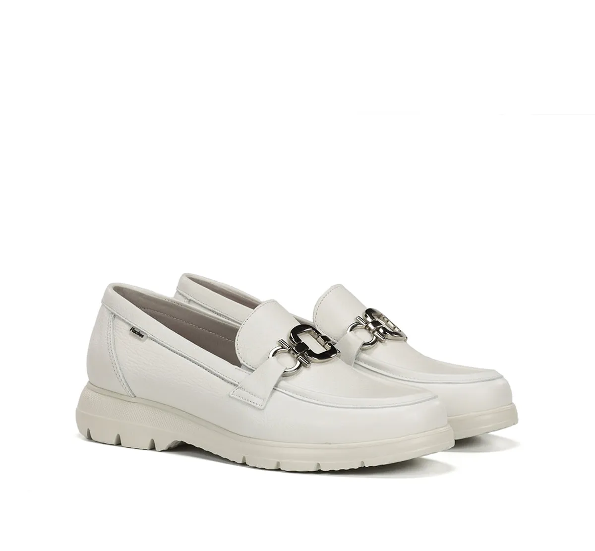 Fluchos Gladis F2282 mocassini donna bianchi comodi
