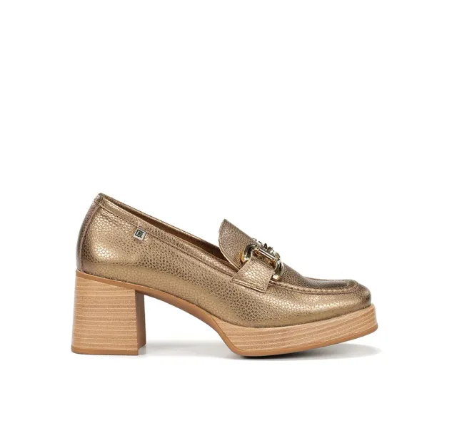 Dorking Cristel D9438 mocassini donna marroni plateau