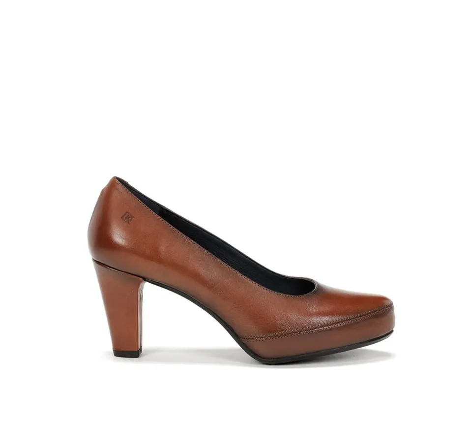 Fluchos Blesa D5794 scarpe marroni donna tacco medio