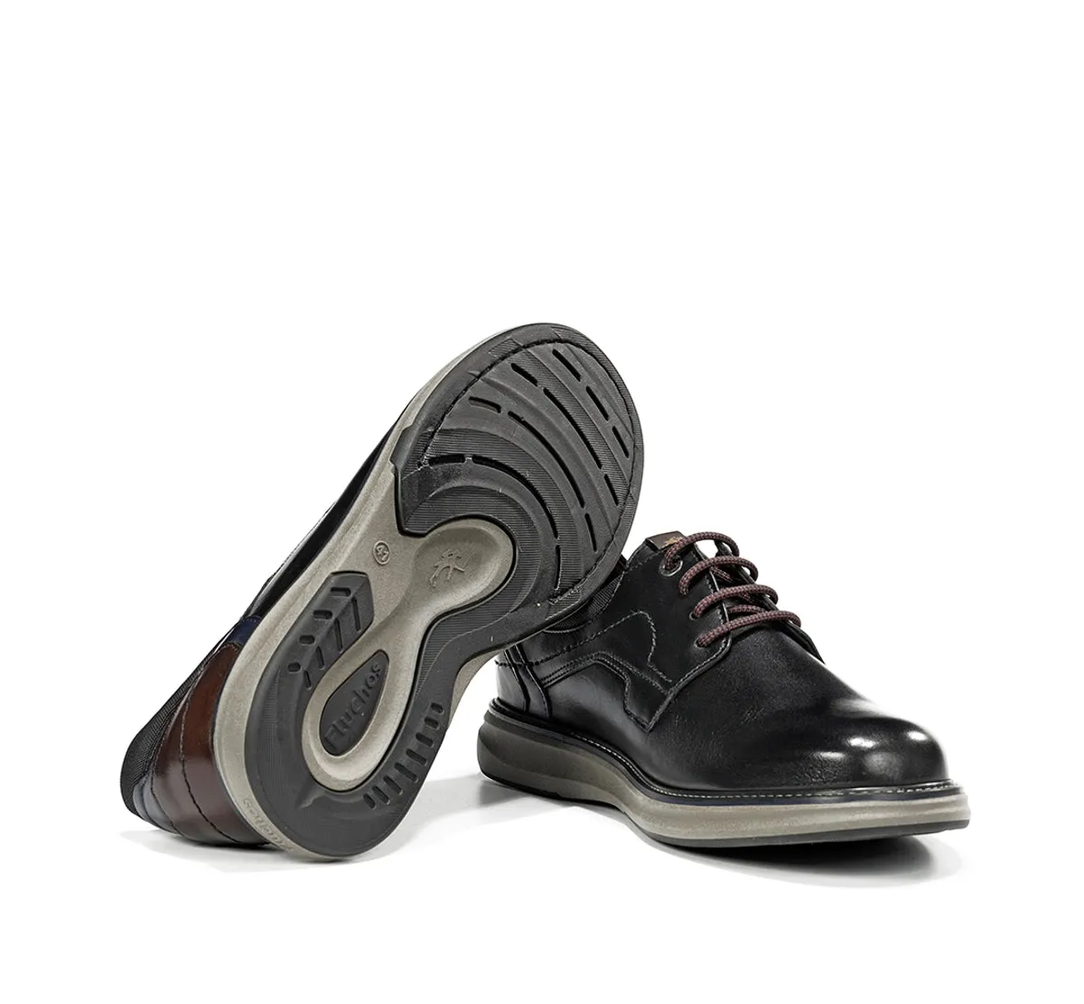 Fluchos Dalton F2507 scarpe uomo nere pelle