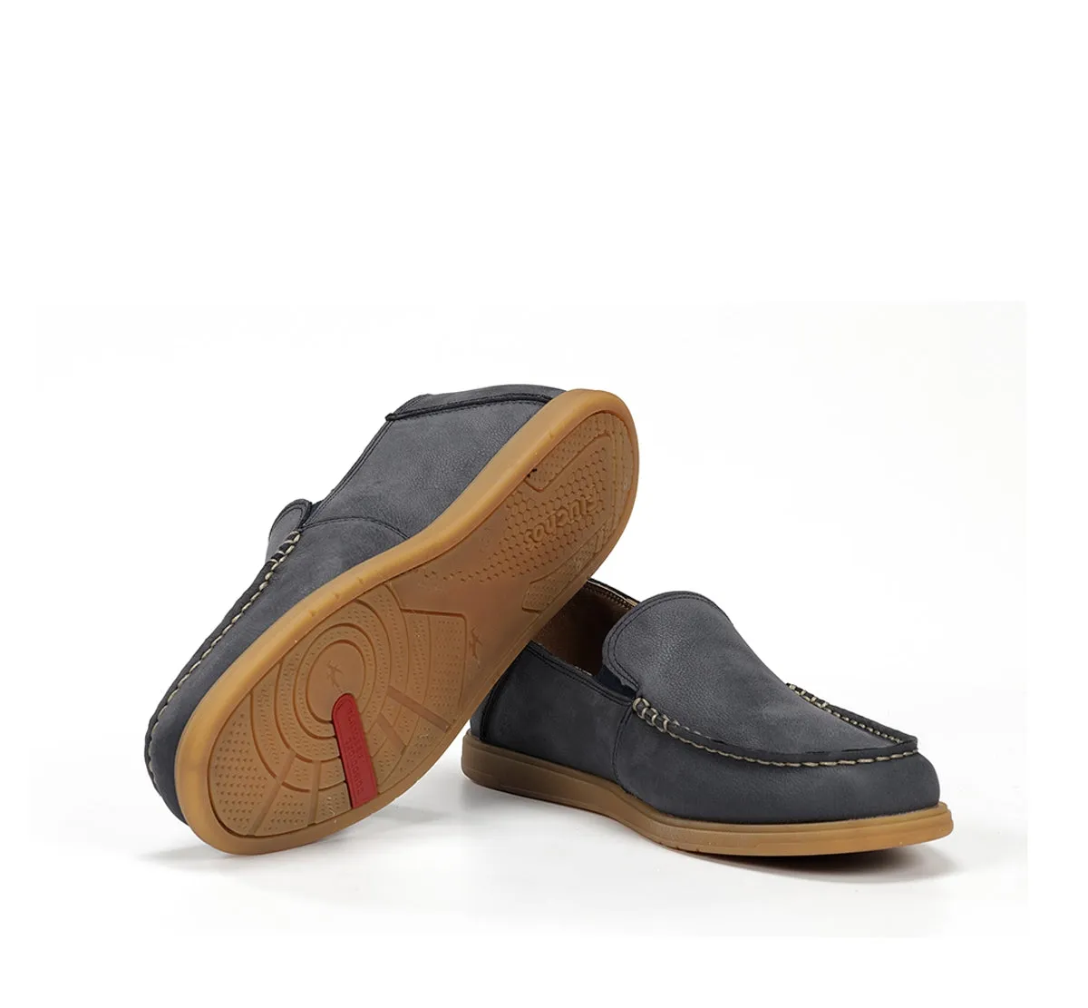 Fluchos Tribal F2193 mocassino uomo blu gomma