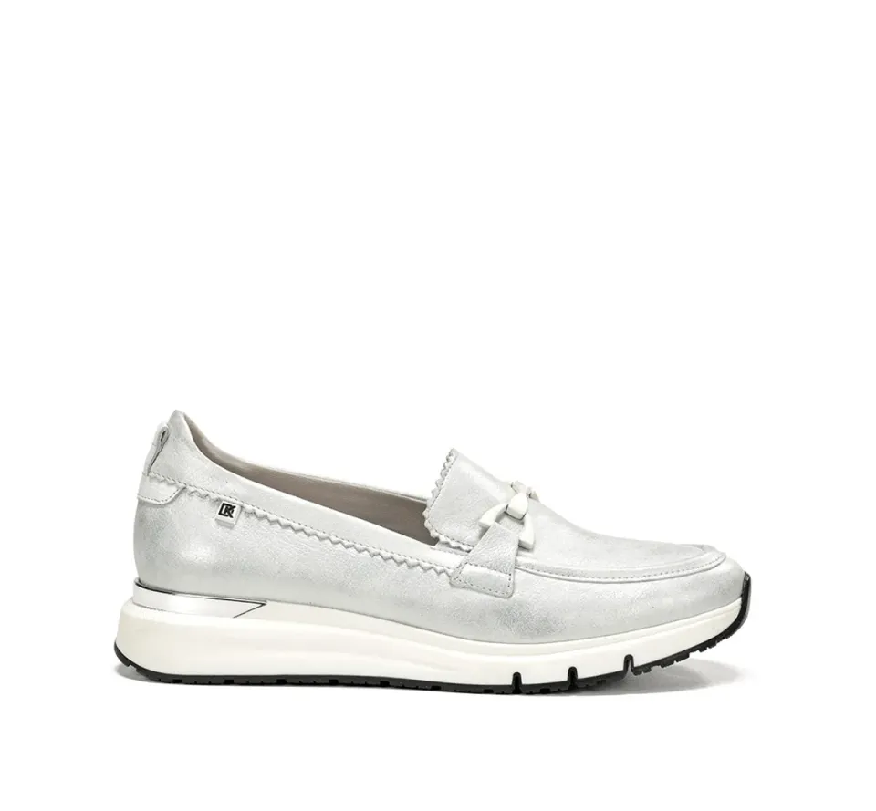 Dorking Serena D9047 mocassini donna argento sportivi