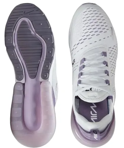 Nike Air Max 270 sneakers donna platino lilla