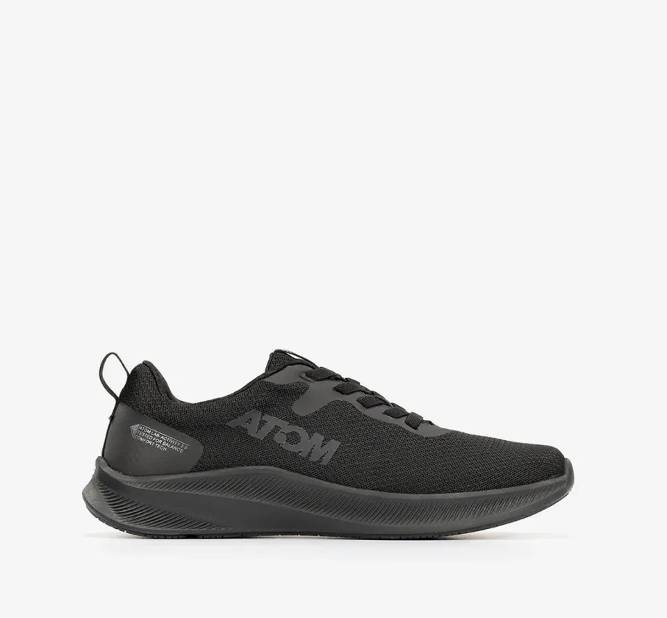 Fluchos Activity AT127 sneakers uomo nere lacci elastici